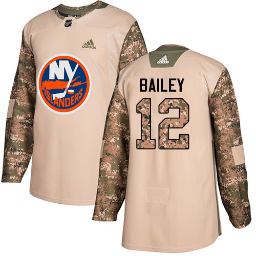 Adidas Islanders #12 Josh Bailey Camo Authentic Veterans Day Stitched NHL Jersey